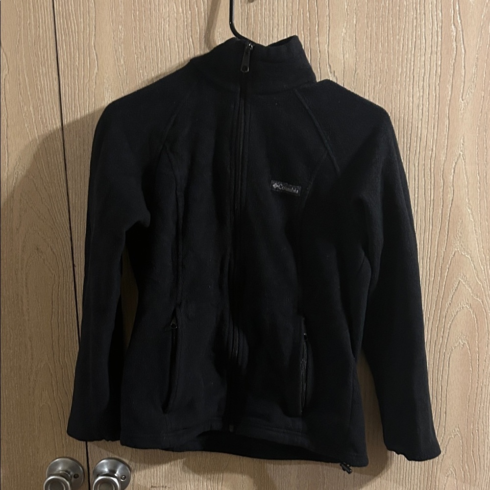 Columbia Black Full-Zip Fleece Jacket